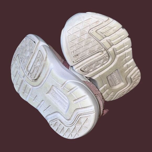 Infant Baby Saucony Jazz Lite 2.0 Pink Blush Suede Sneaker Size 4 - Picture 4 of 7